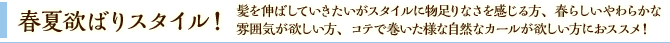 春夏欲ばりスタイル！