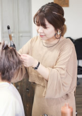 Stylist:久米 杏沙（Cocolo hair 市野店）