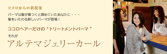 ココロからの新提案 アルテマジェリーカール